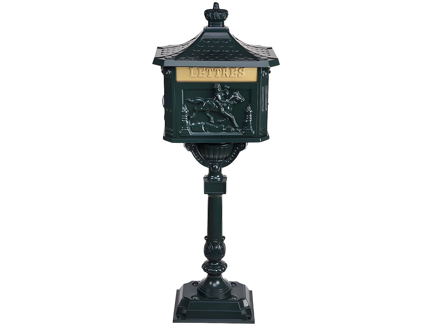 Boite aux lettres sur pied design