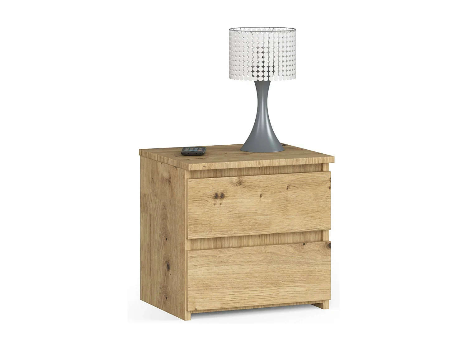 Comodino AKORD CL2 Quercia Artisan 40 cm 2 cassetti 40x35x40 cm