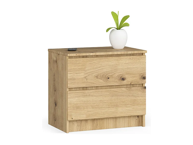 Ladekast K60 met 2 Lades / AKORD Furniture Factory / Artisan Eik / 60 x 55 x 40 cm
