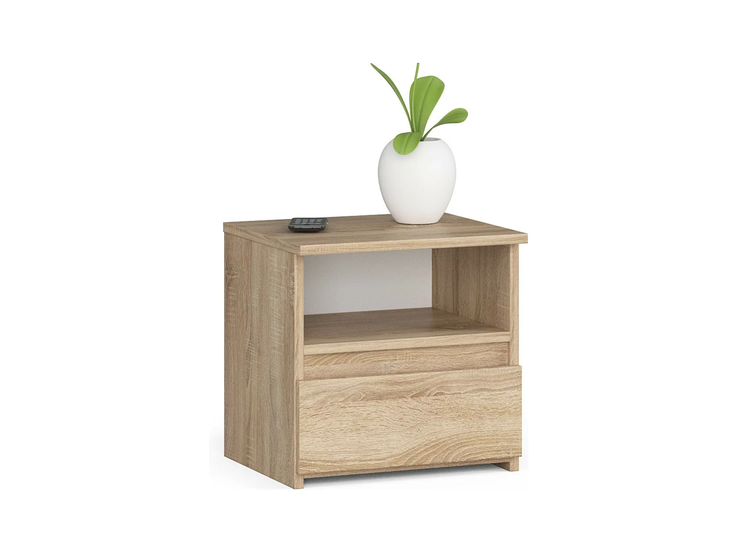 Table de chevet AKORD CL1 Chêne Sonoma 40 cm 1 tiroir façade Chêne Sonoma 1 étagère 40x35x40 cm