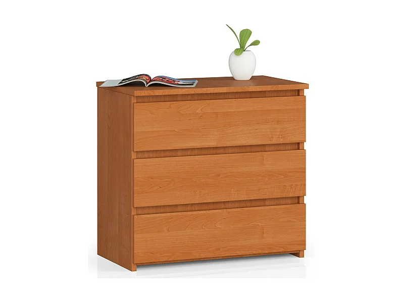 Comodino AKORD CL3 Ontano 60 cm 3 cassetti 60x35x57 cm