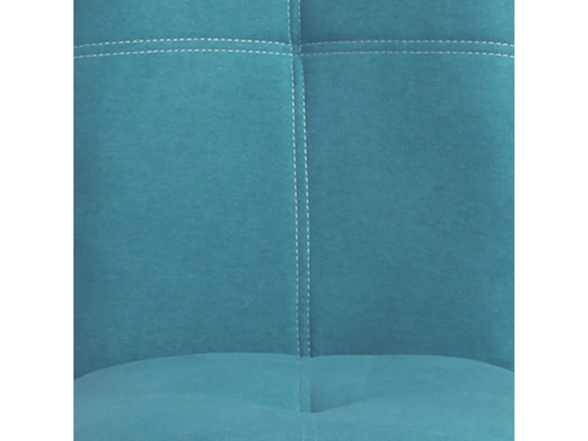 BISPO - Lot de 2 Chaises Tissu Coloris Bleu
