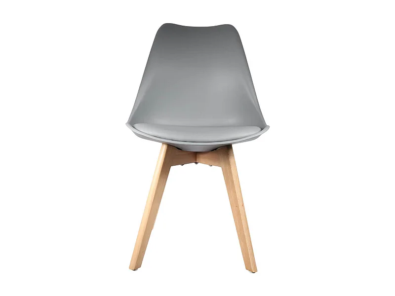 MEDALINE - Lot de 4 Chaises Scandinaves Grises