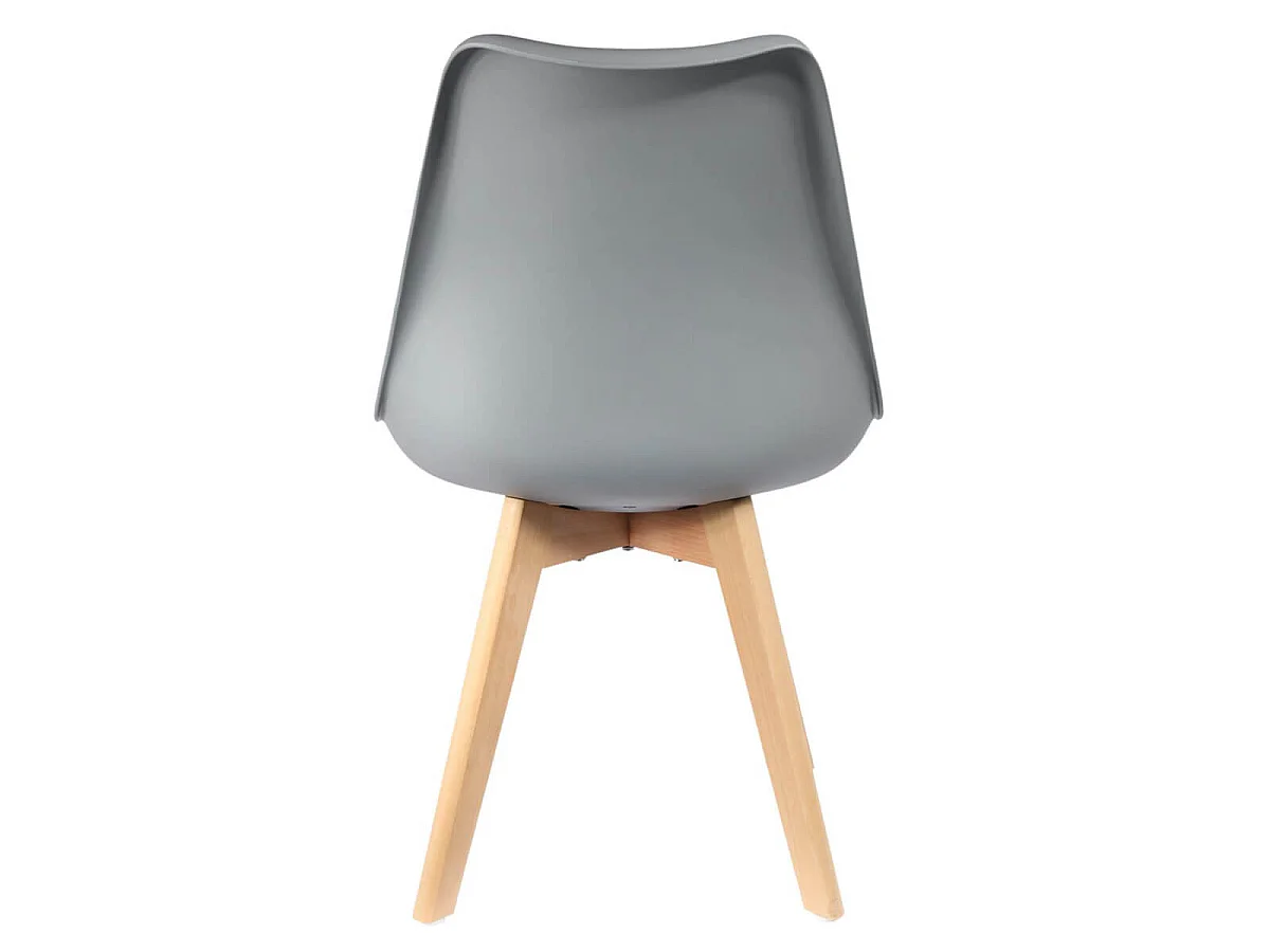 MEDALINE - Lot de 2 Chaises Scandinaves Grises