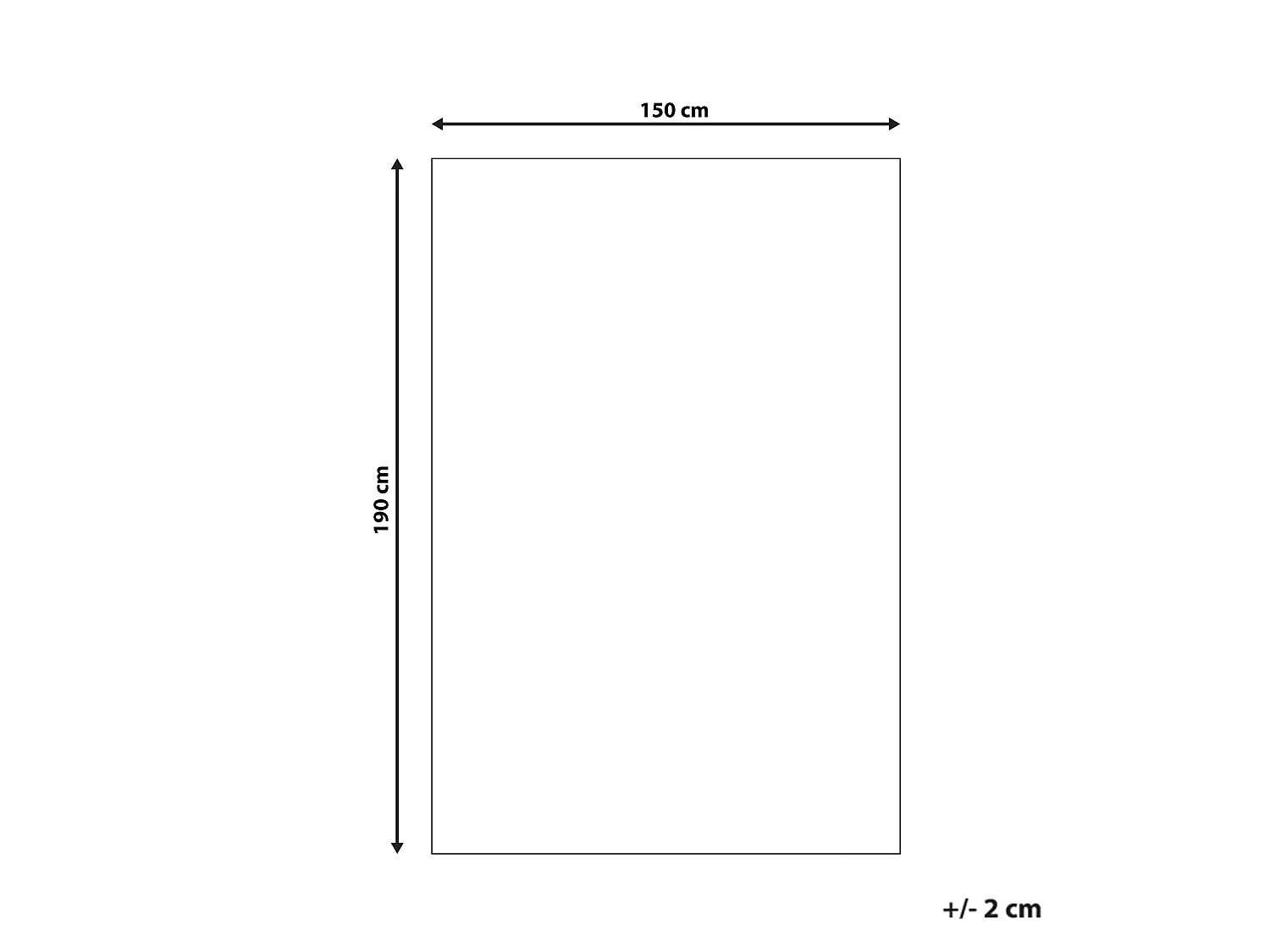 Non-Slip Rug Mat BALAD 150 x 190 cm