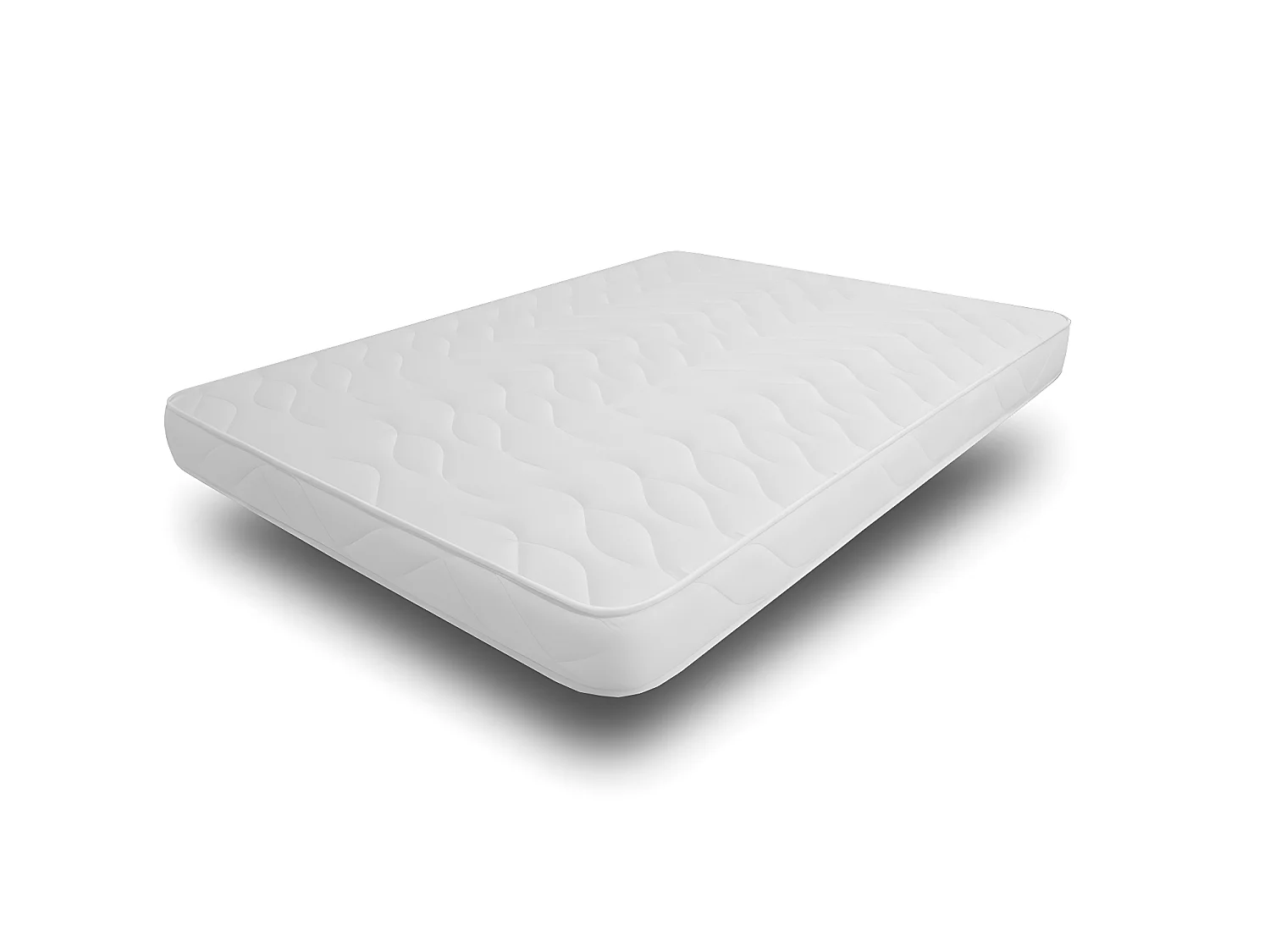 Ensemble Matelas mousse ECO - 140x190 - 2 Oreillers mémoire 60x60 - Sommier tapissier noir