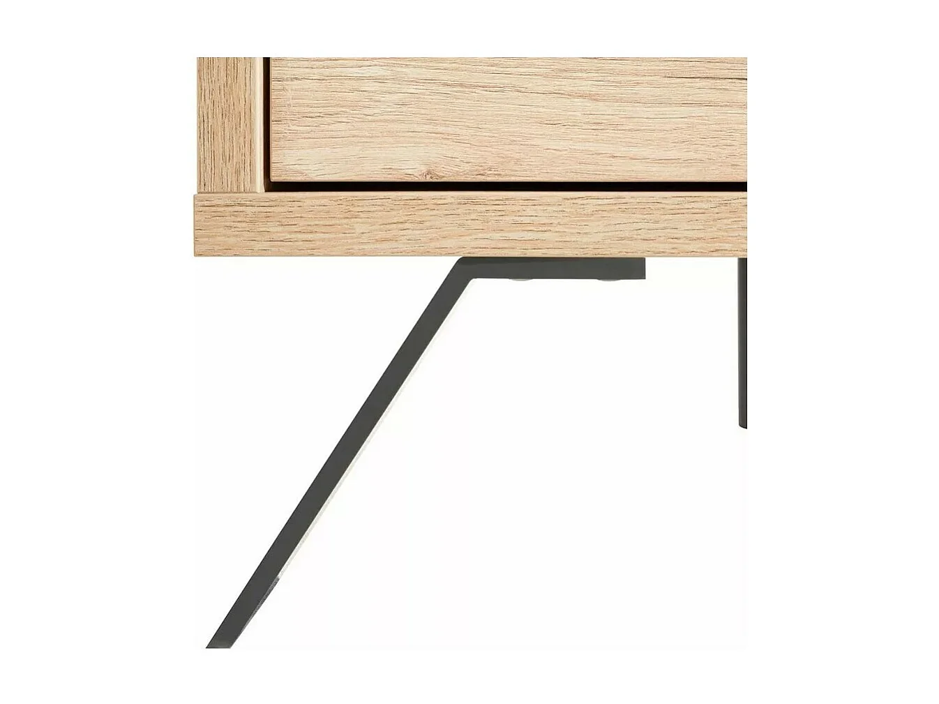 Buffet 4 portes, collection SHOW, coloris chêne clair