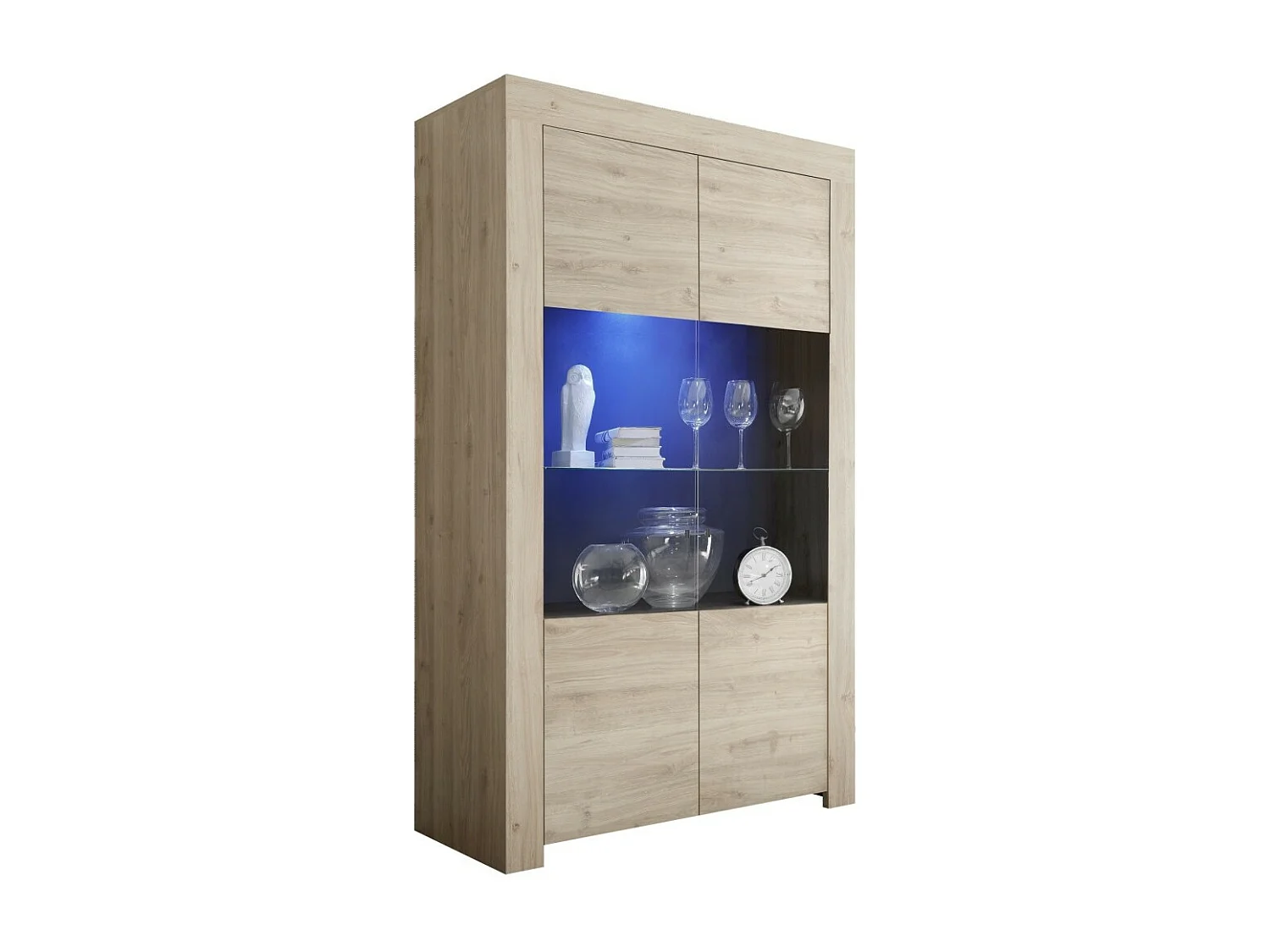 Buffet a 2 porte, collezione ZEFIR, colore rovere chiaro, perfetto per la vostra sala da pranzo.