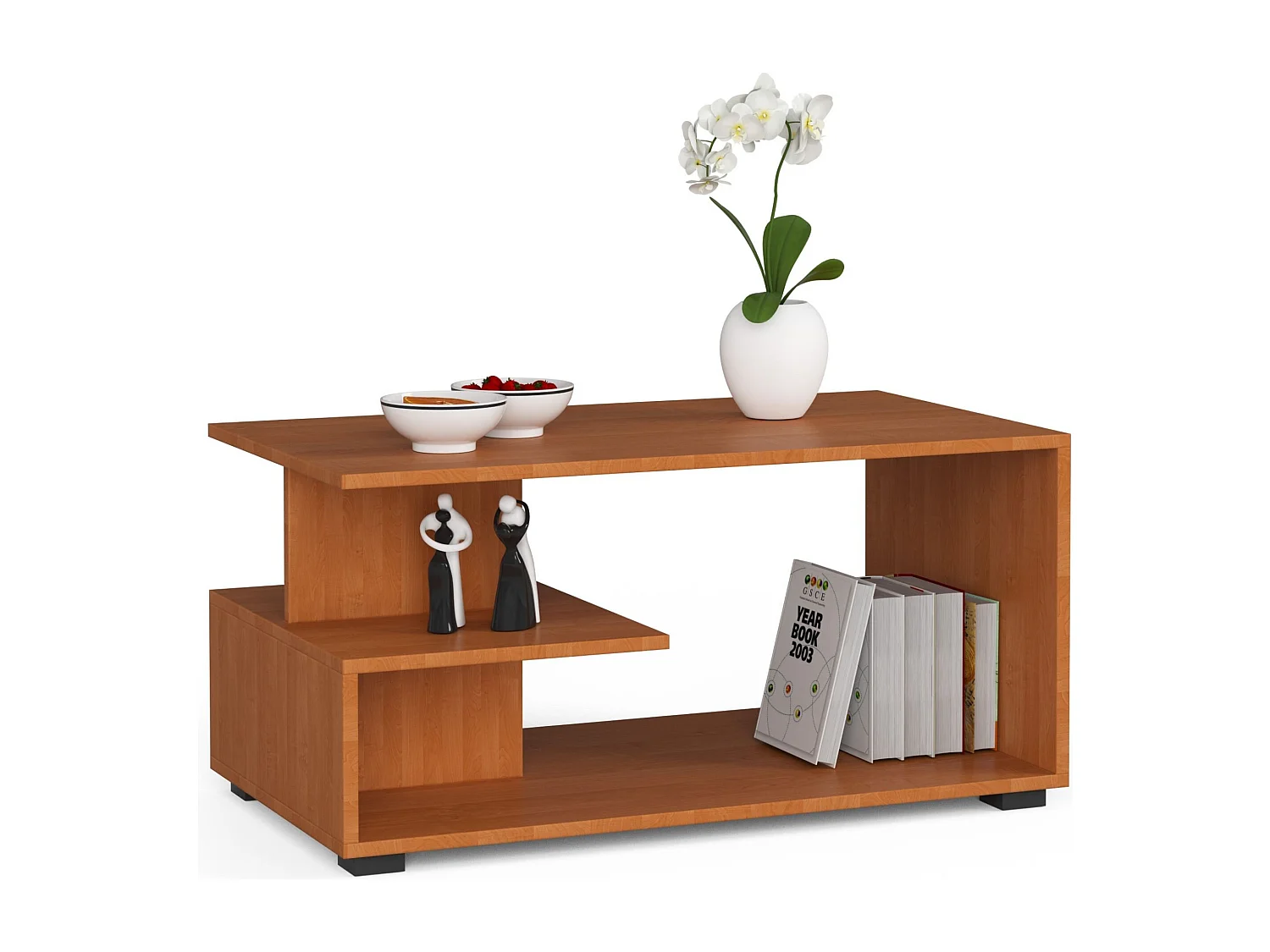 Stolik kawowy AKORD PIN Olcha 90 cm kolor Olcha mat 90x51x45 cm