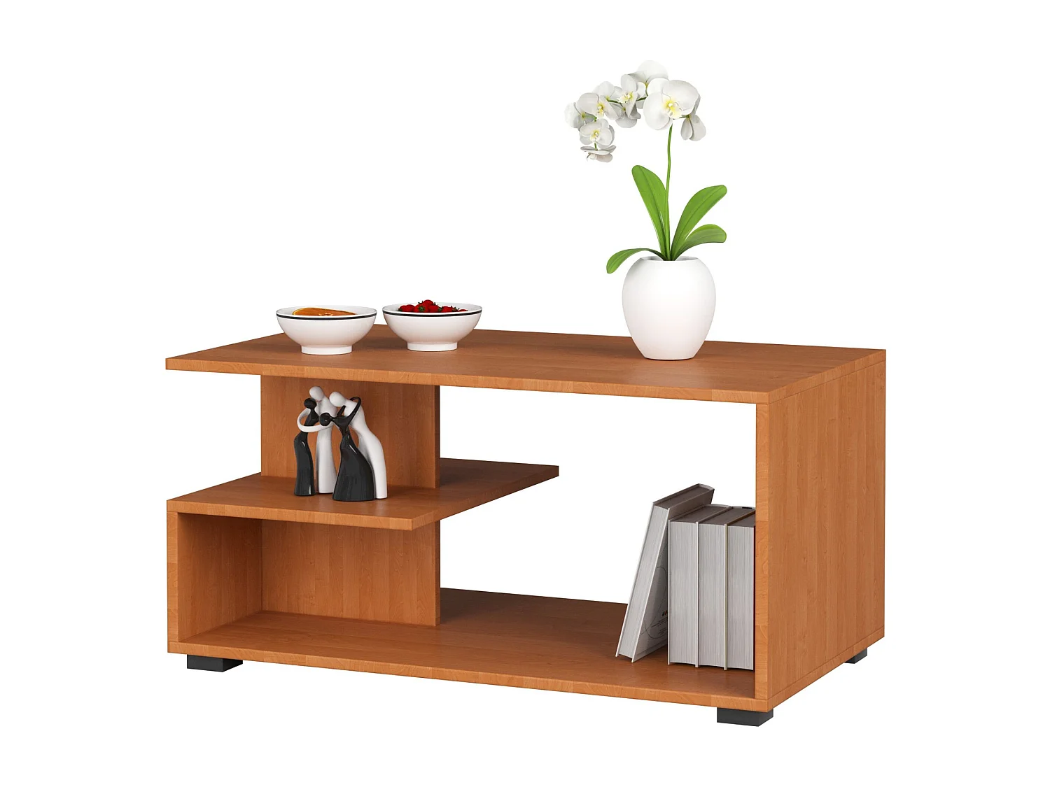 Stolik kawowy AKORD PIN Olcha 90 cm kolor Olcha mat 90x51x45 cm