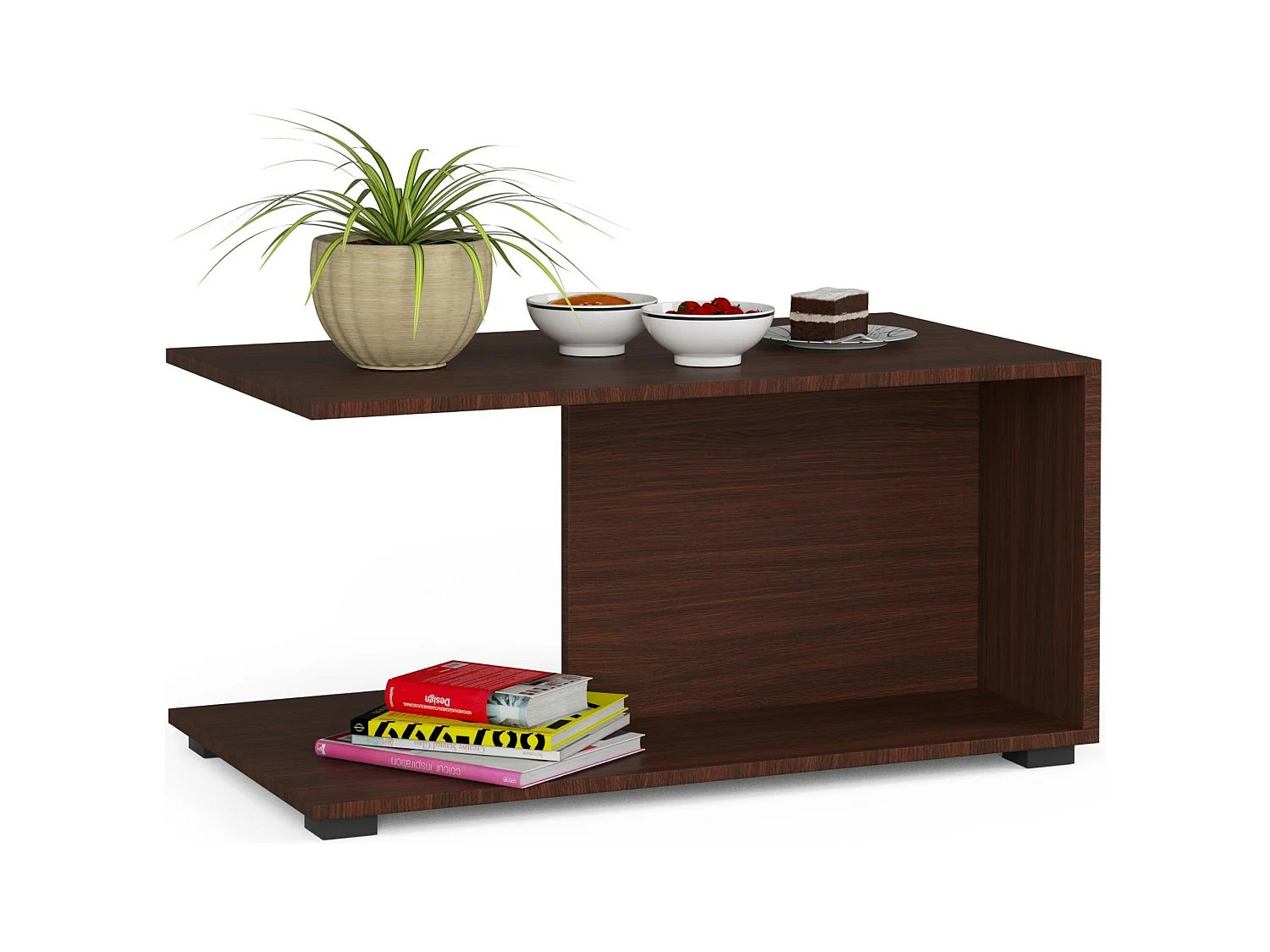 Table basse AKORD MARGO Wengé 90 cm 90x50x45 cm