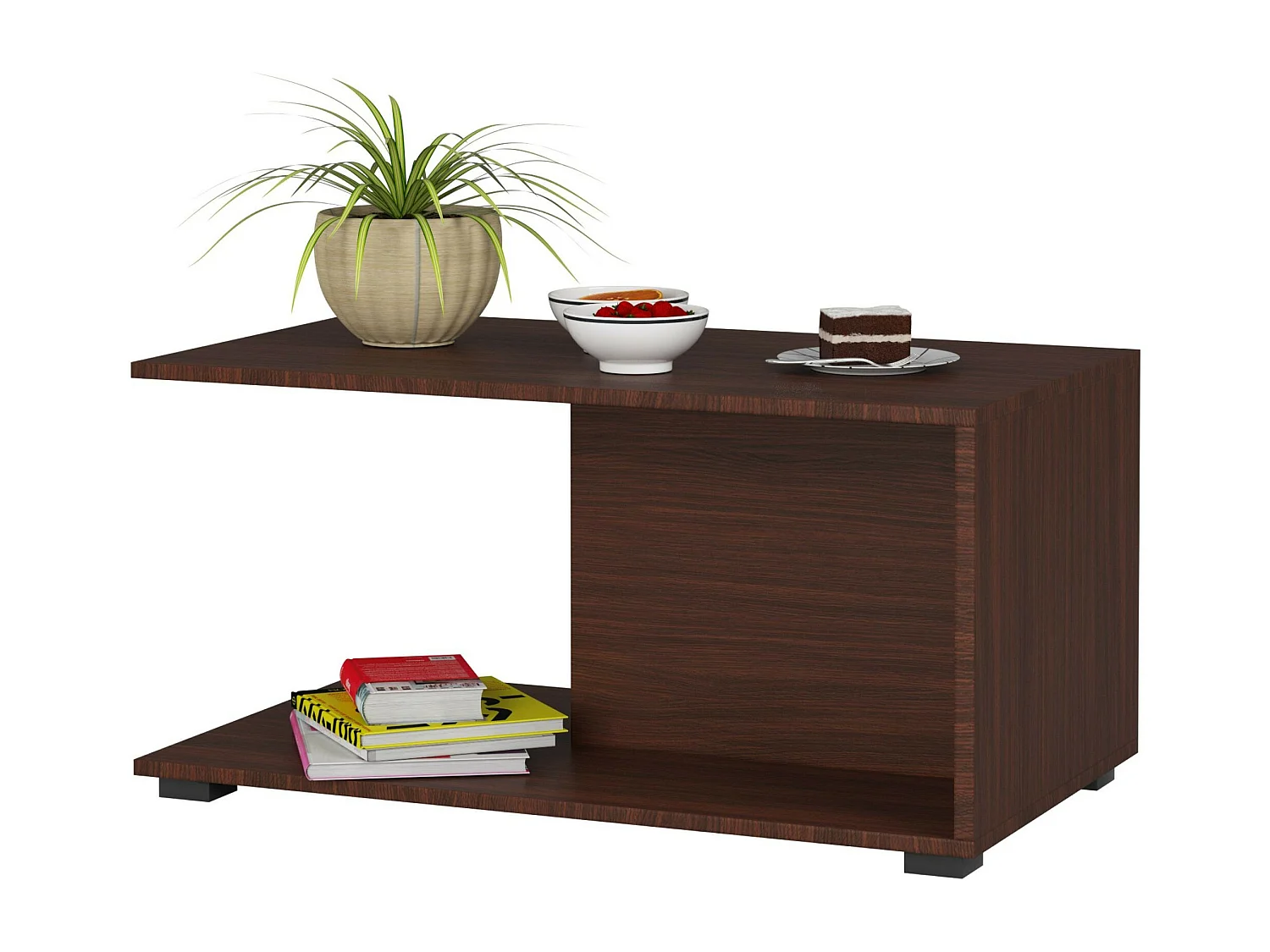 Couchtisch AKORD MARGO Kaffeetisch Wenge 90 cm B90 x H45 x T50 cm