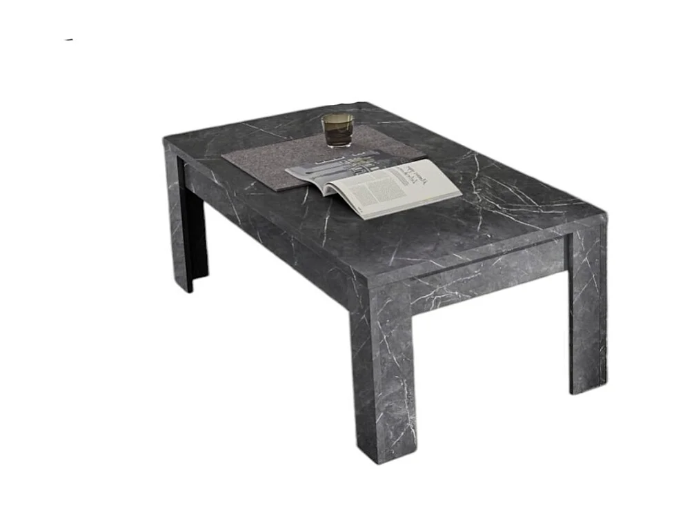 Couchtisch COLOMARMO – Schwarz in Marmoreffekt – Eleganz und Modernität für Ihr Wohnzimmer