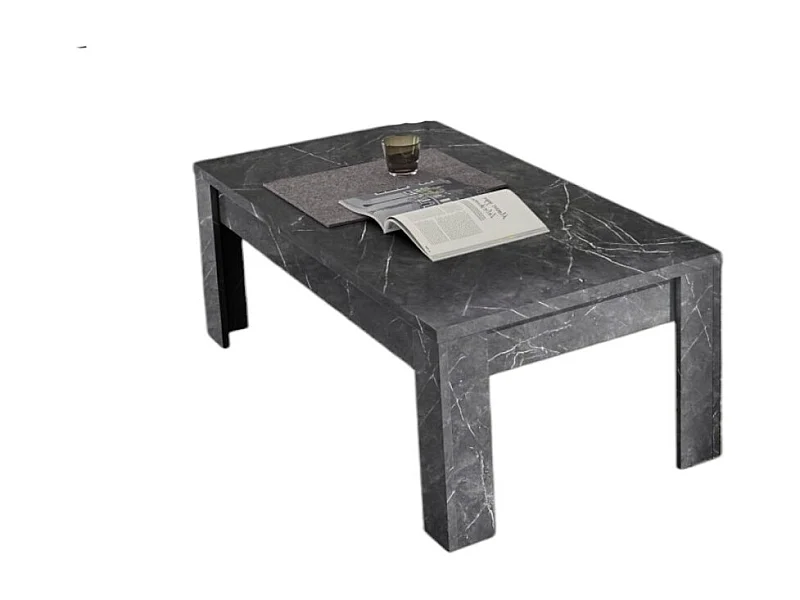 Couchtisch COLOMARMO – Schwarz in Marmoreffekt – Eleganz und Modernität für Ihr Wohnzimmer