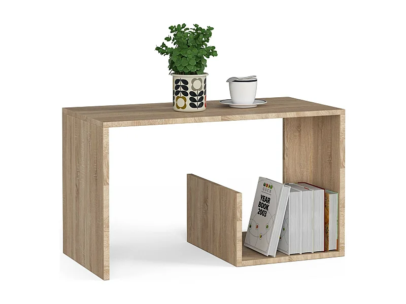 Table basse AKORD PAUL Chêne Sonoma 80 cm 80x40x45 cm