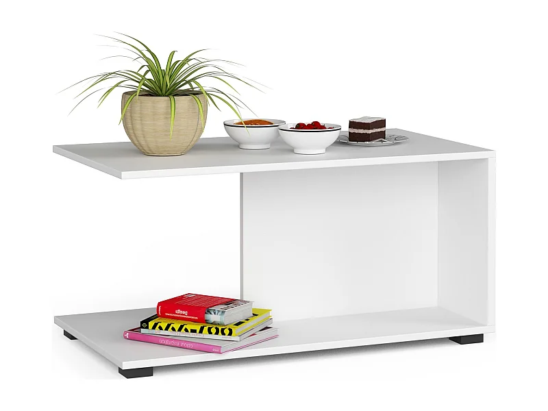 MARGO Witte Koffietafel - Modieus en Functioneel Design