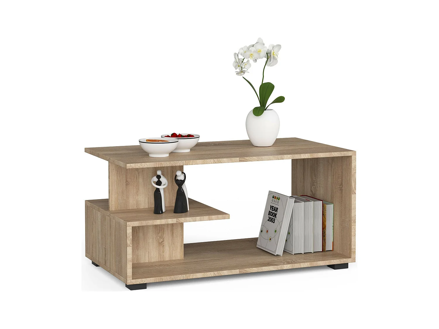 Table basse AKORD PIN Chêne Sonoma 90 cm 90x51x45 cm