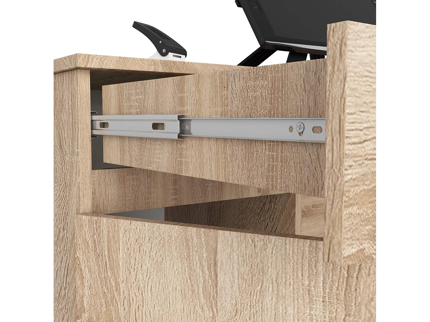 Bureau A5 / Computerbureau / Computer Tafel / Bureautafel / Sonoma Eik / 135 x 77 x 50 cm