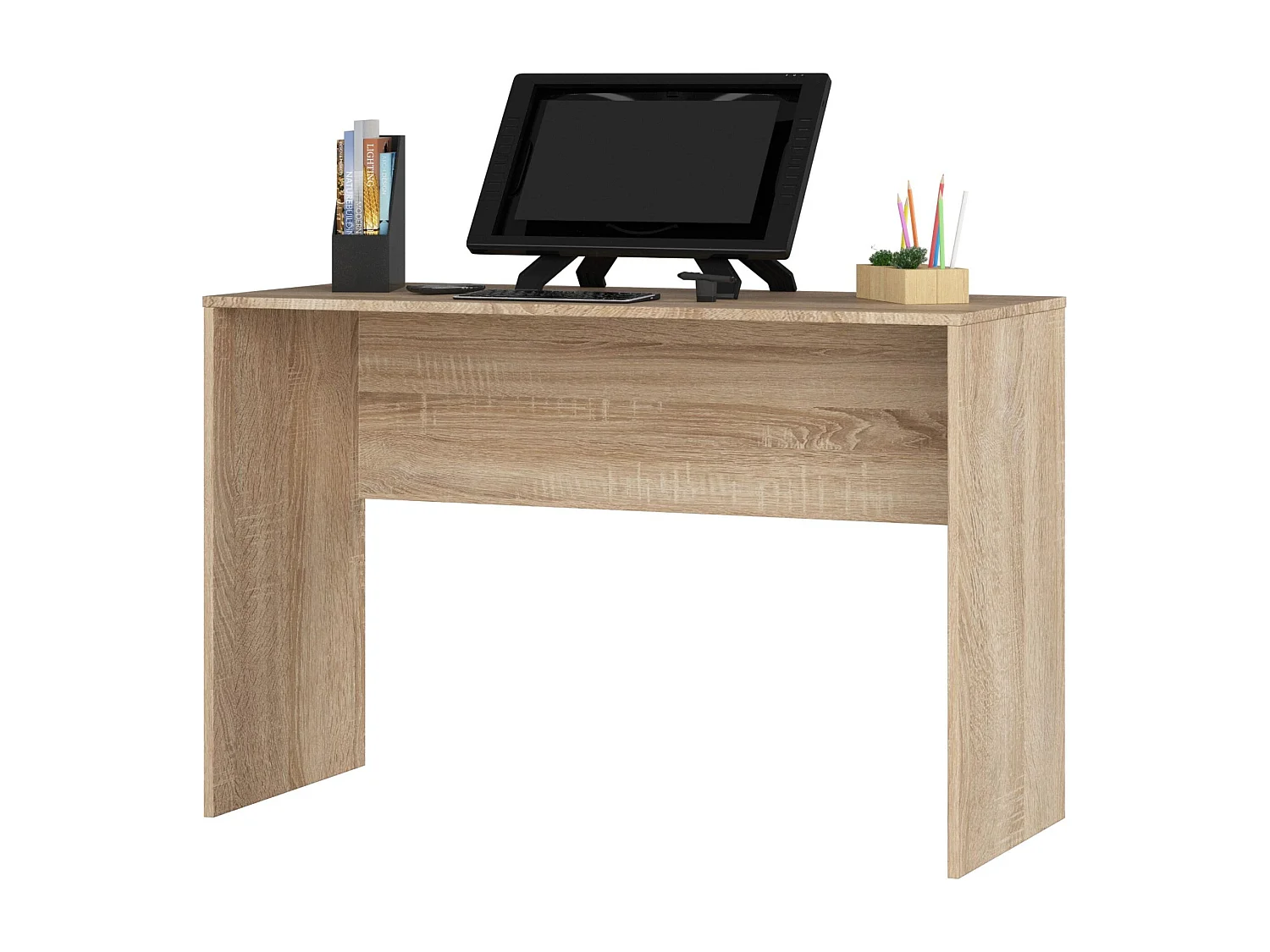Bureau d'ordinateur AKORD B17 Chêne Sonoma 120 cm couleur Chêne Sonoma 120x50x79 cm