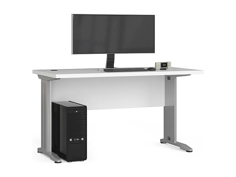 Scrivania per computer AKORD BM135 Bianco 135 cm 135x60x76 cm