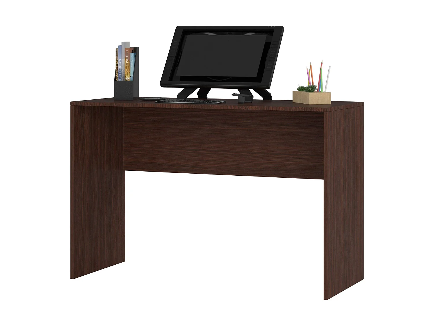 PC-Schreibtisch AKORD B17 in der Farbe Wenge B120 x H79 x T50 cm