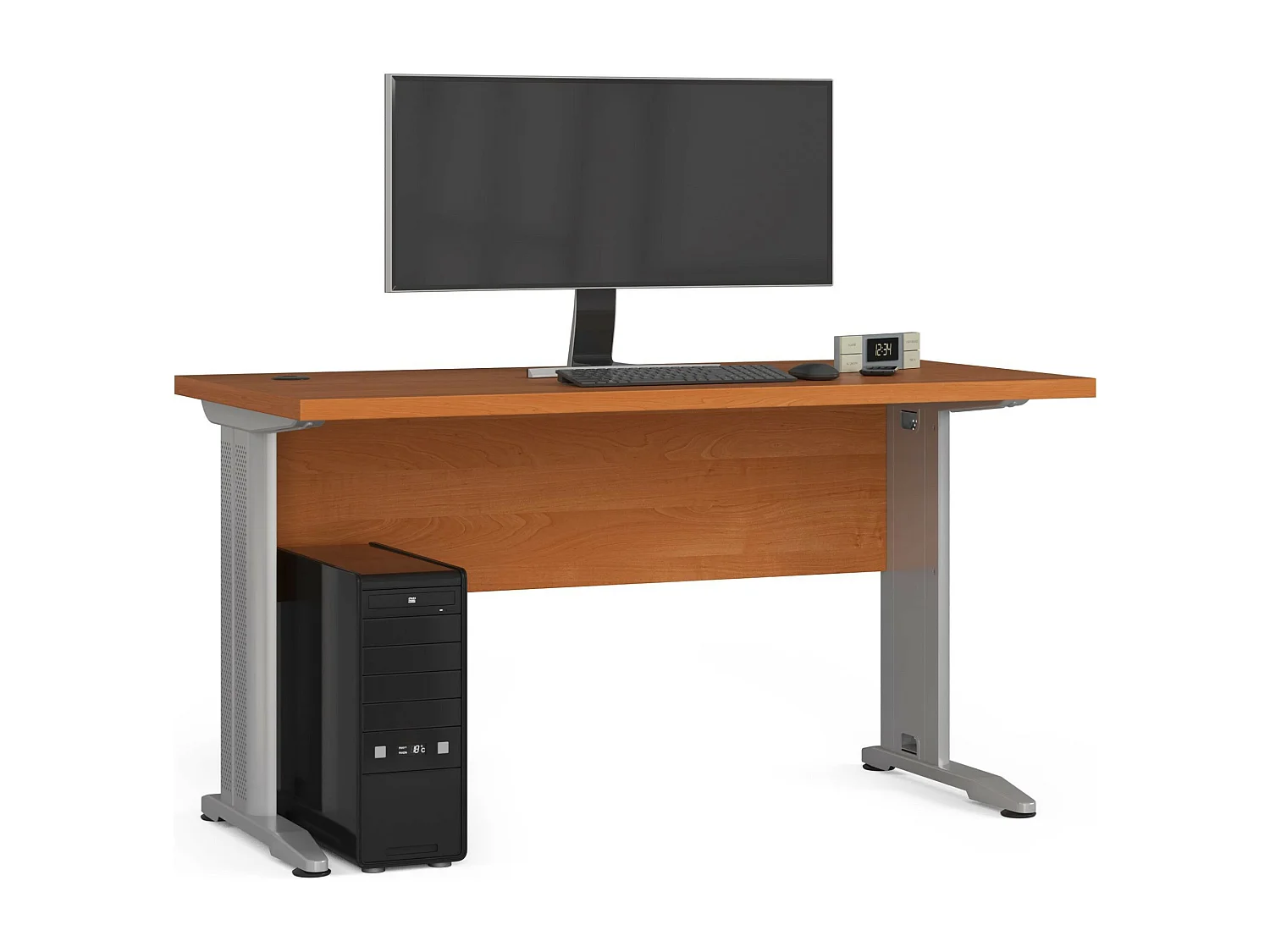 Bureau d'ordinateur AKORD BM135 Aulne 135 cm couleur Aulne 135x60x76 cm