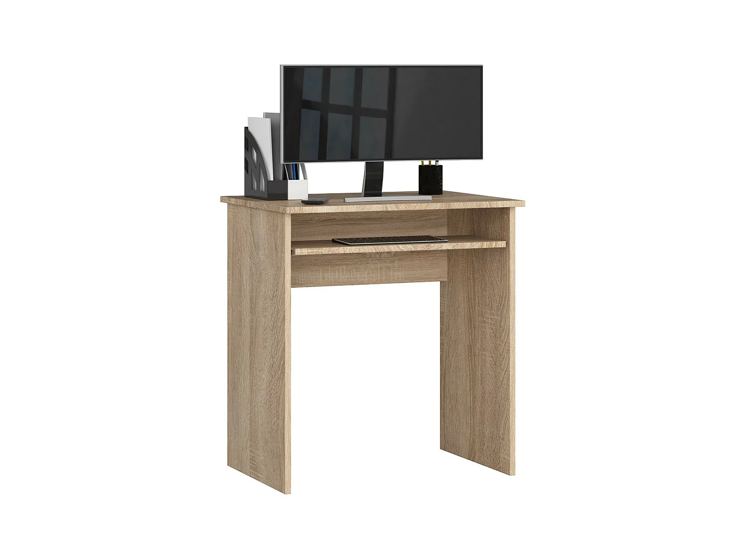 Petit bureau d'ordinateur AKORD STAR Chêne Sonoma 68 cm couleur Chêne Sonoma 1 étagère 68x51x74 cm