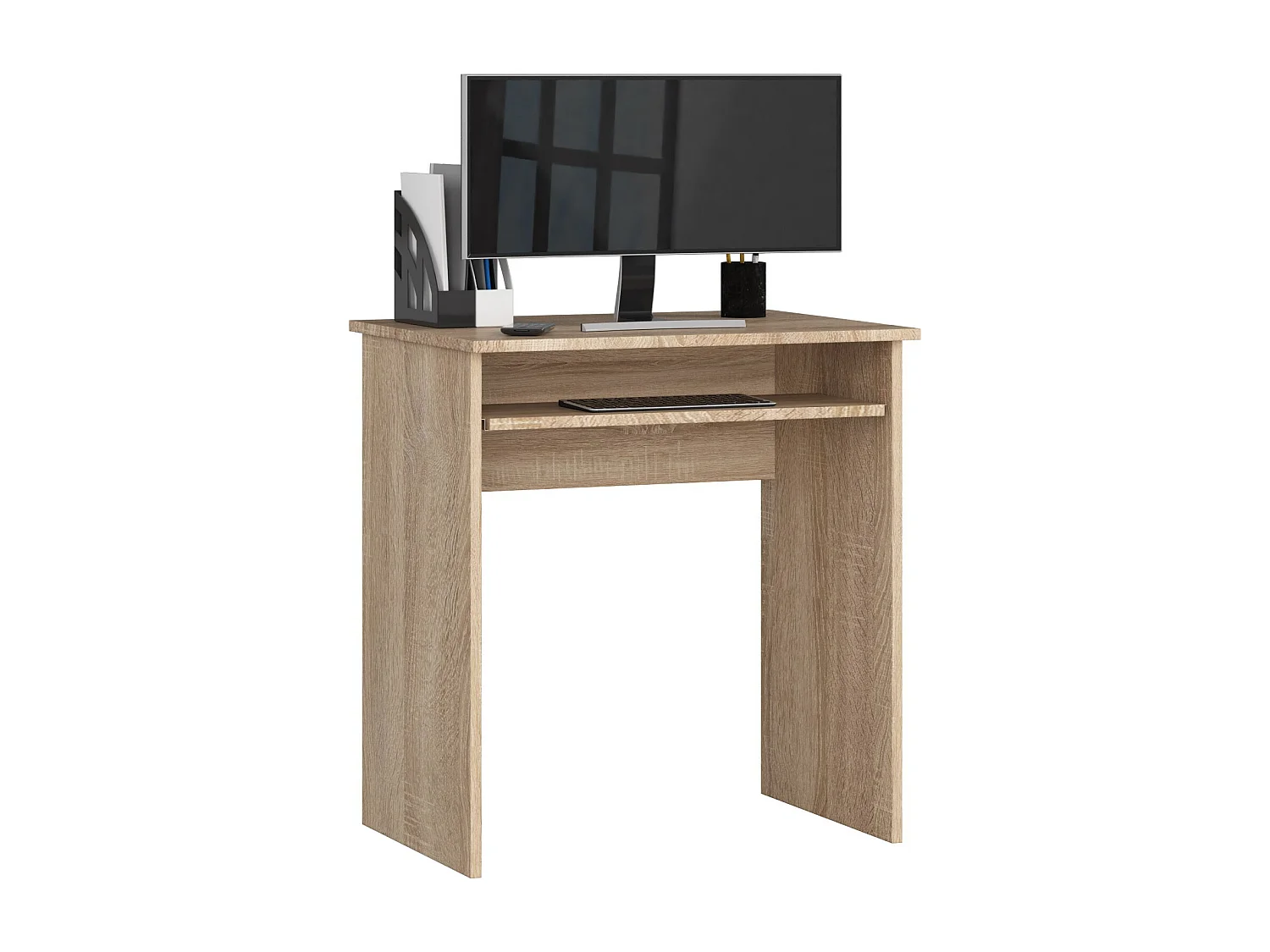 Petit bureau d'ordinateur AKORD STAR Chêne Sonoma 68 cm couleur Chêne Sonoma 1 étagère 68x51x74 cm