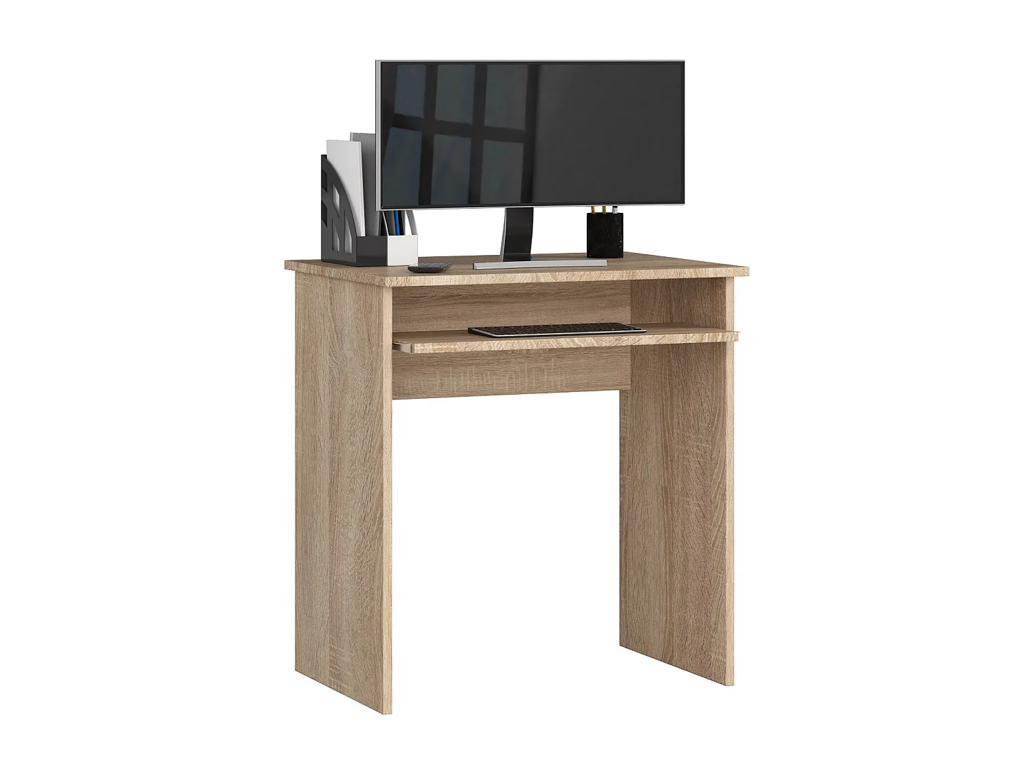 Petit bureau d'ordinateur AKORD STAR Chêne Sonoma 68 cm couleur Chêne Sonoma 1 étagère 68x51x74 cm