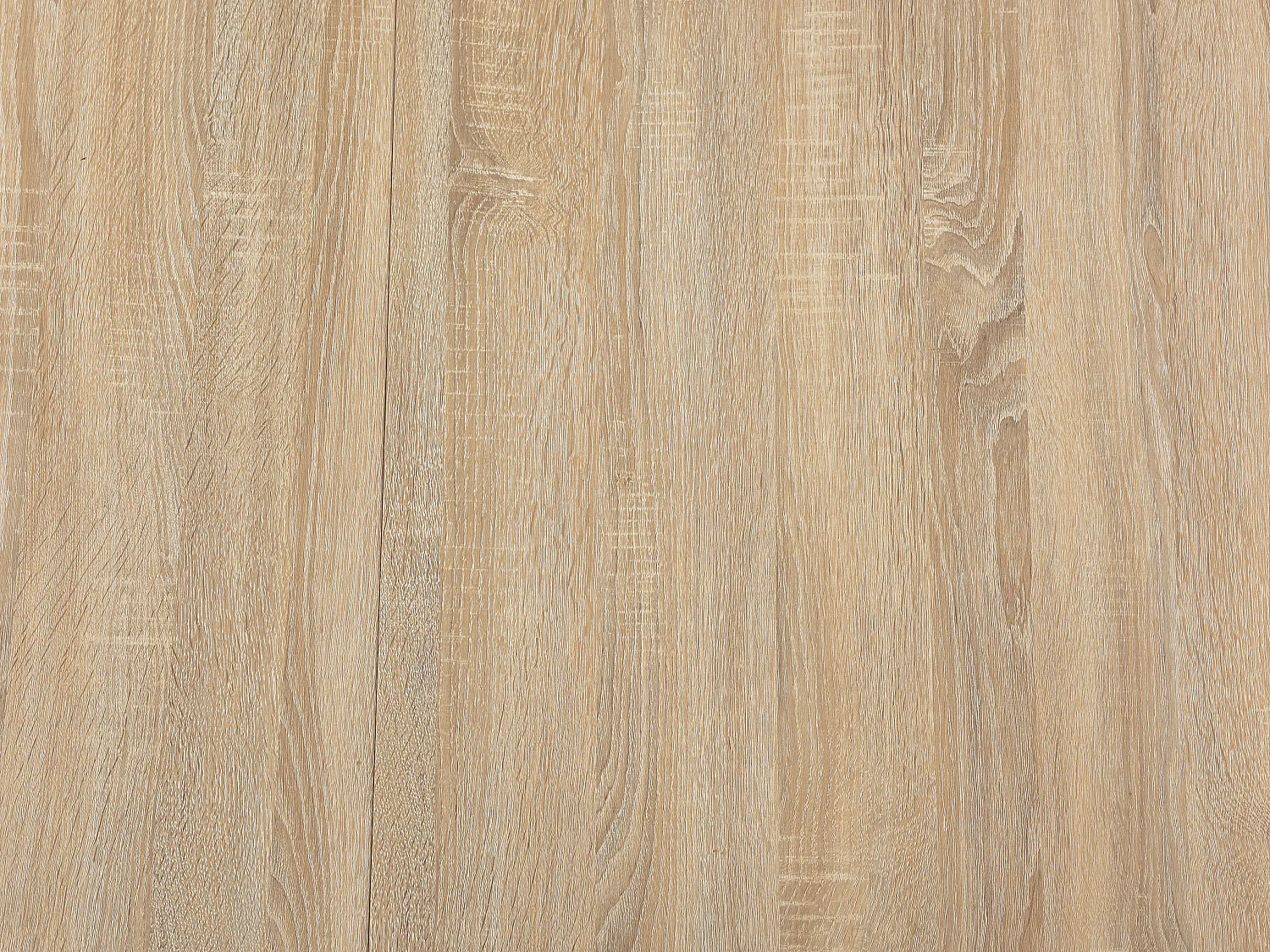 Stół do jadalni rozkładany dla 6 do 12 osób z MDF i stali - Naturalny jasny i Czarny - KOMONI