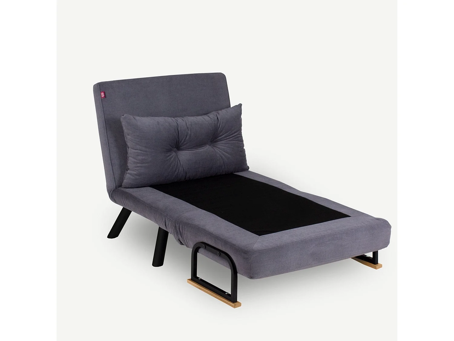 Sillón Altadena 109, Gris, 78x60x78cm, Tapiz, Patas: Metal