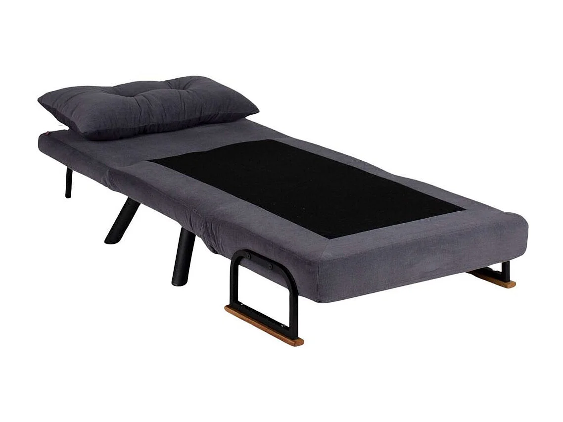 Sillón Altadena 109, Gris, 78x60x78cm, Tapiz, Patas: Metal