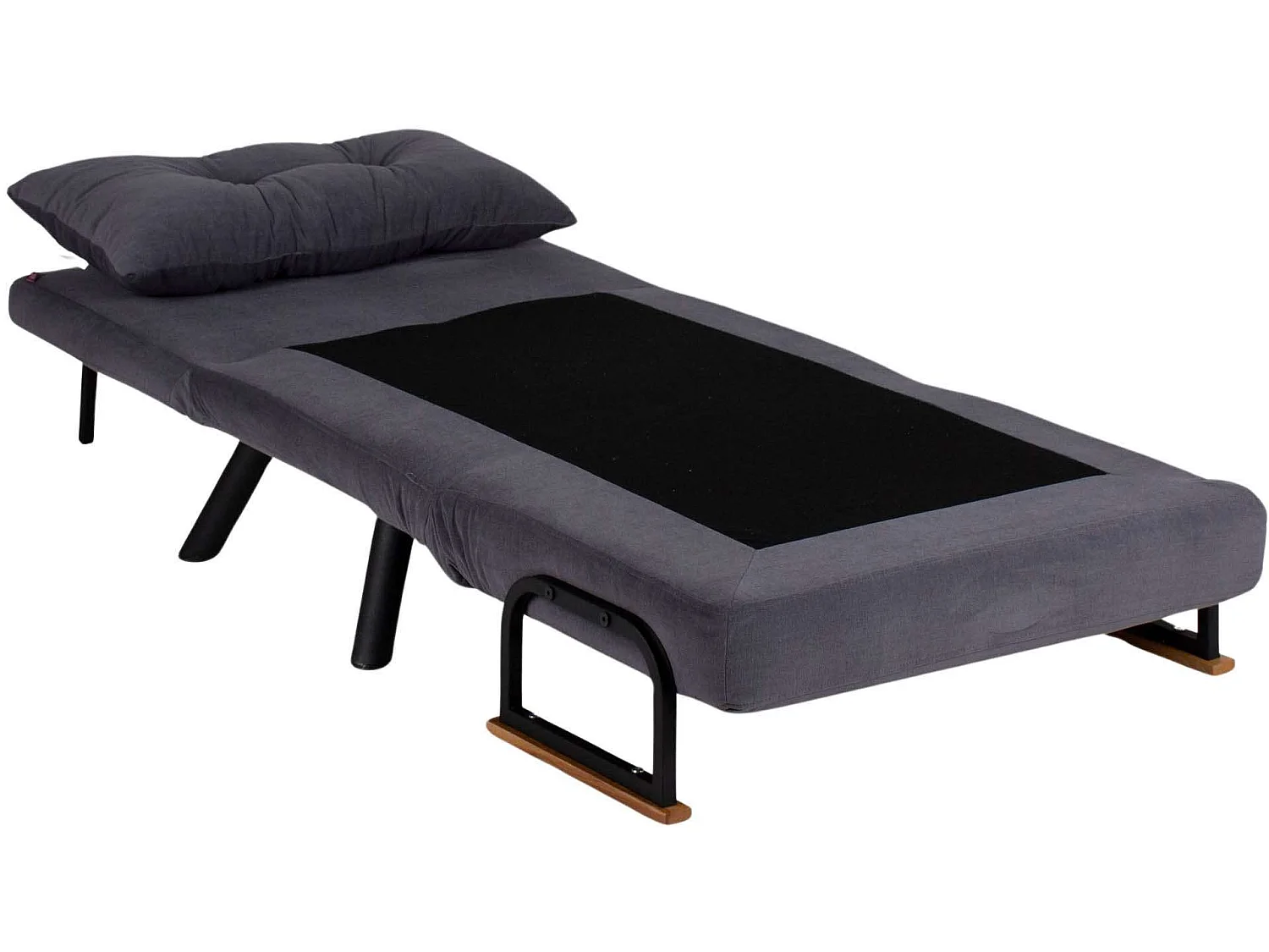 Sillón Altadena 109, Gris, 78x60x78cm, Tapiz, Patas: Metal