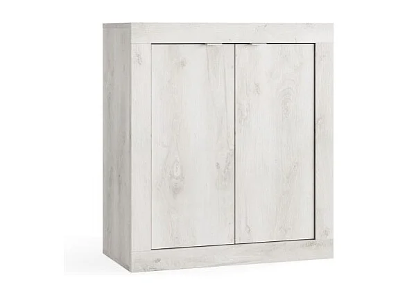 Möbelstück ISORA – 2 Türen, 2 Regale – Graueiche – Modernes Design