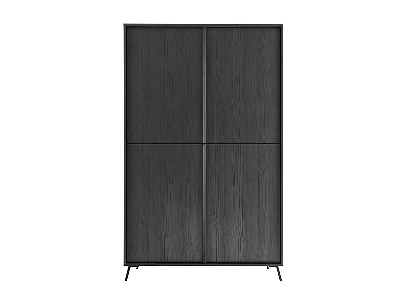 Buffet 4 deuren collectie SKY. Kleur zwart eiken.