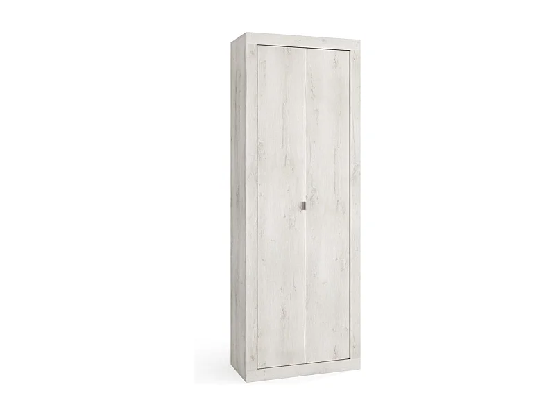 Armario de baño, 2 puertas, colección ISORA. Color roble gris