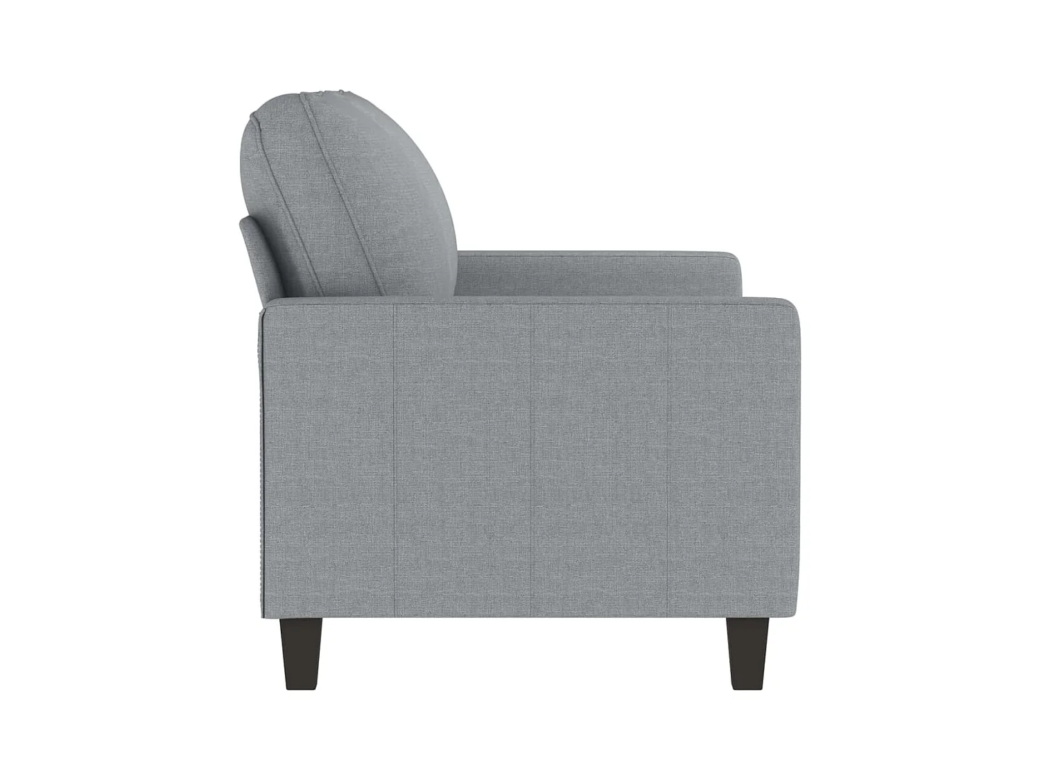 2-zitsbank Lichtgrijs 120 cm Stof