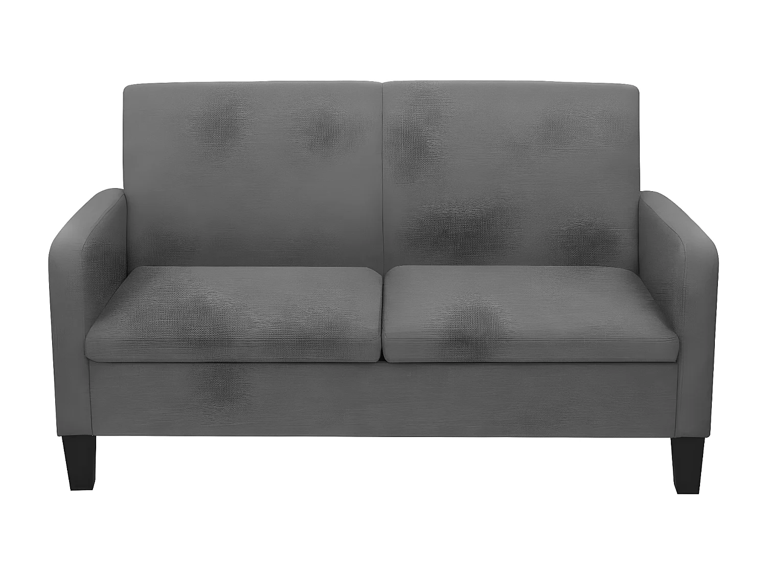 2-zitsbank 135 x 65 x 76 cm Donkergrijs