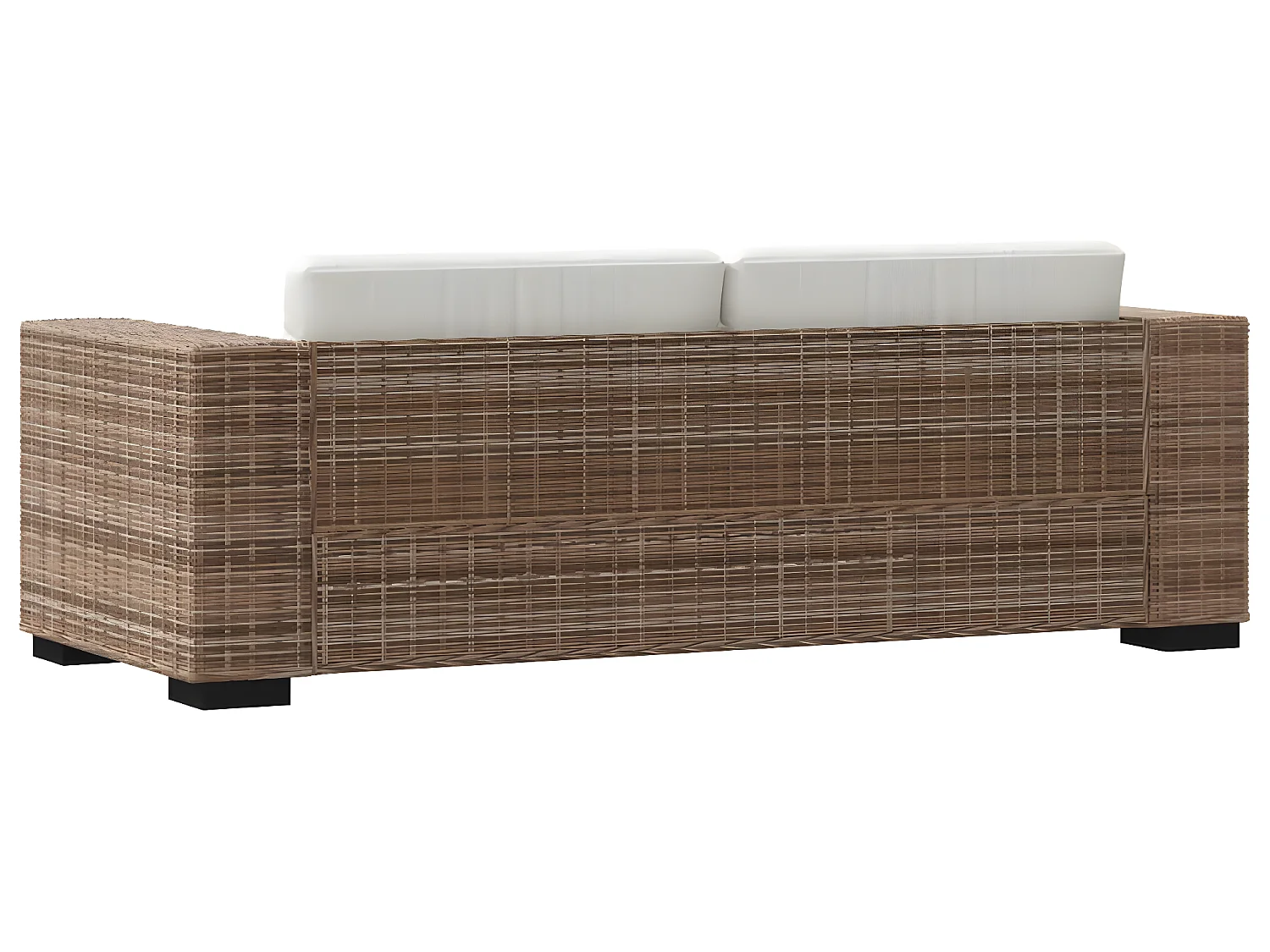 Set di divani a 3 posti da 8 pezzi in vero rattan