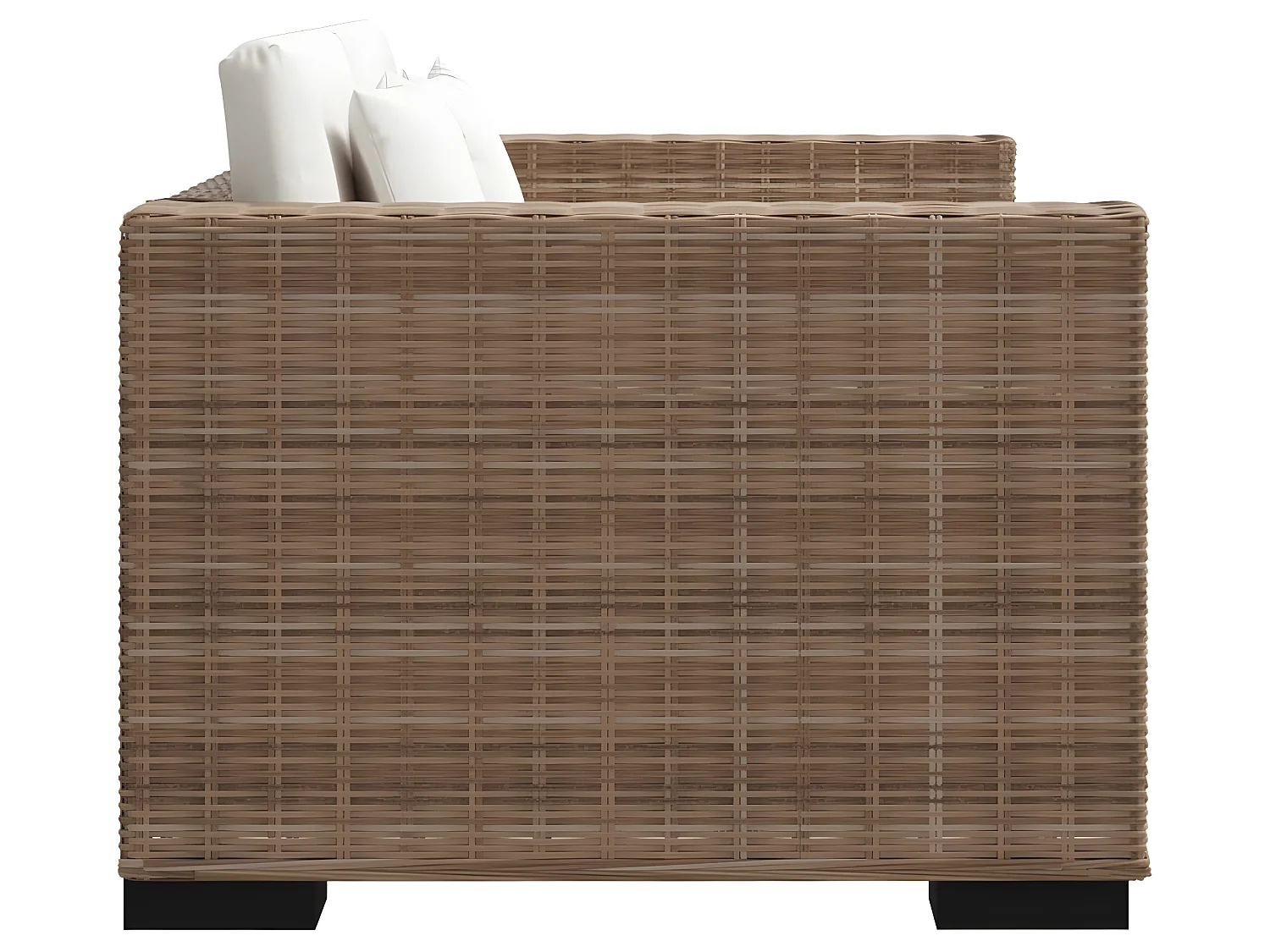 Set di divani a 3 posti da 8 pezzi in vero rattan