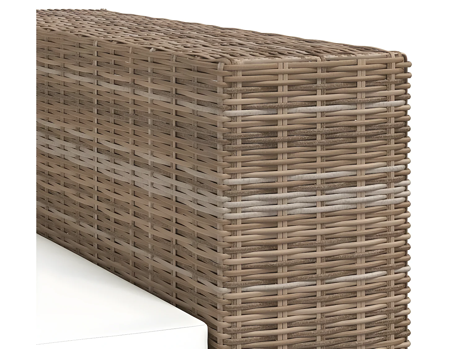 Set di divani a 3 posti da 8 pezzi in vero rattan