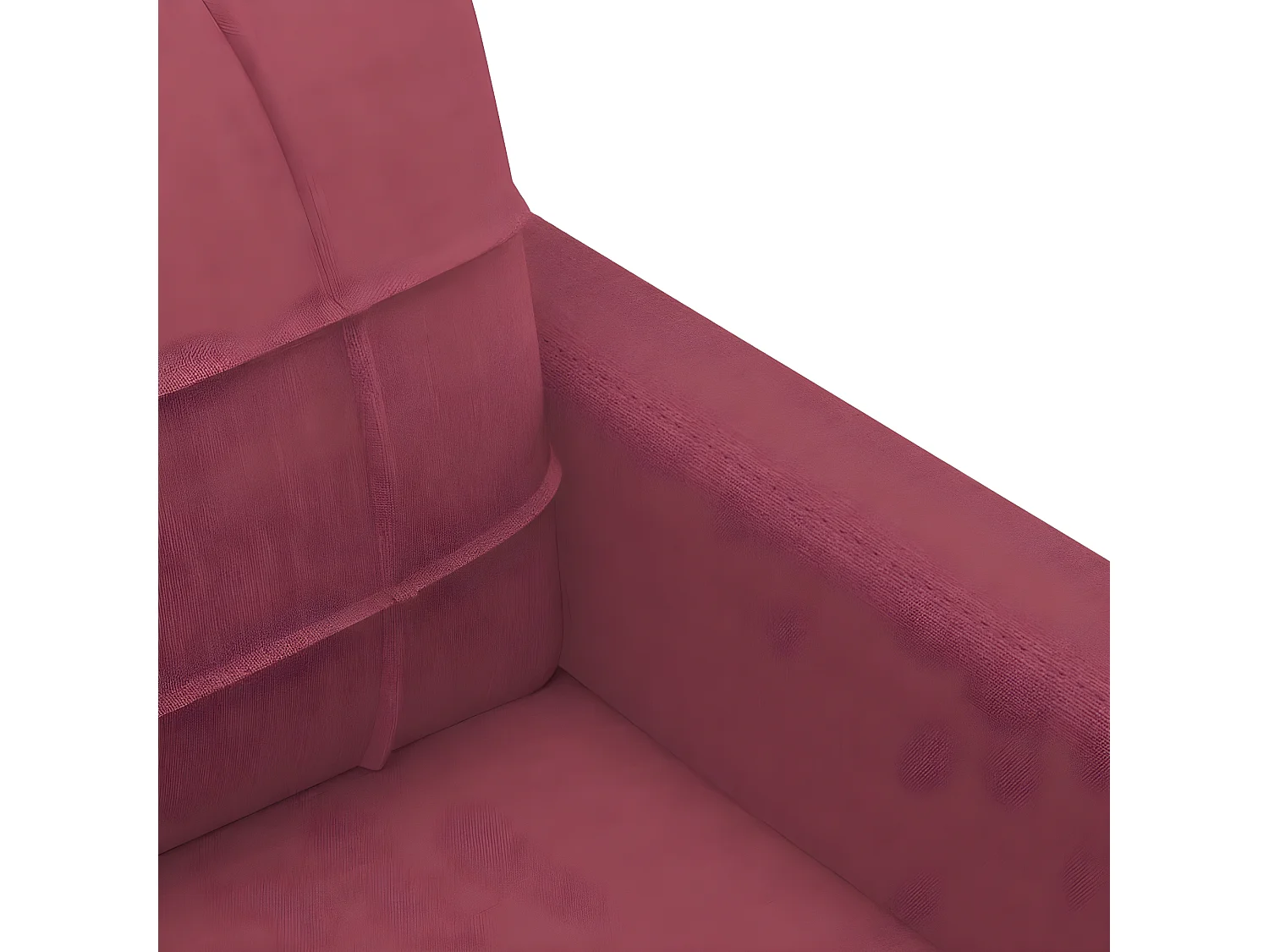 2-zitsbank Bordeaux rood 140 cm Stof