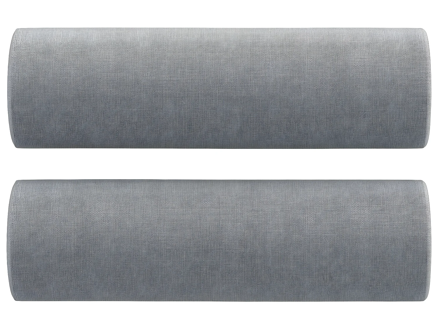 Canapé 3 places avec oreillers gris clair 180 cm tissu