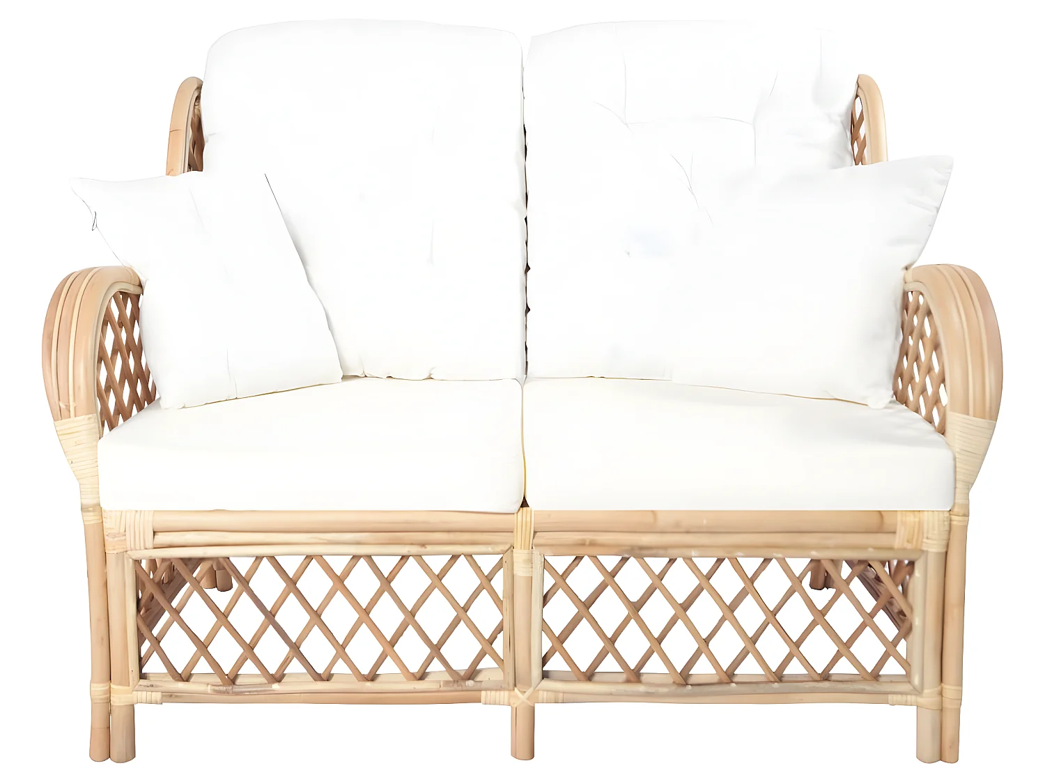 Canapé à 2 places Rotin