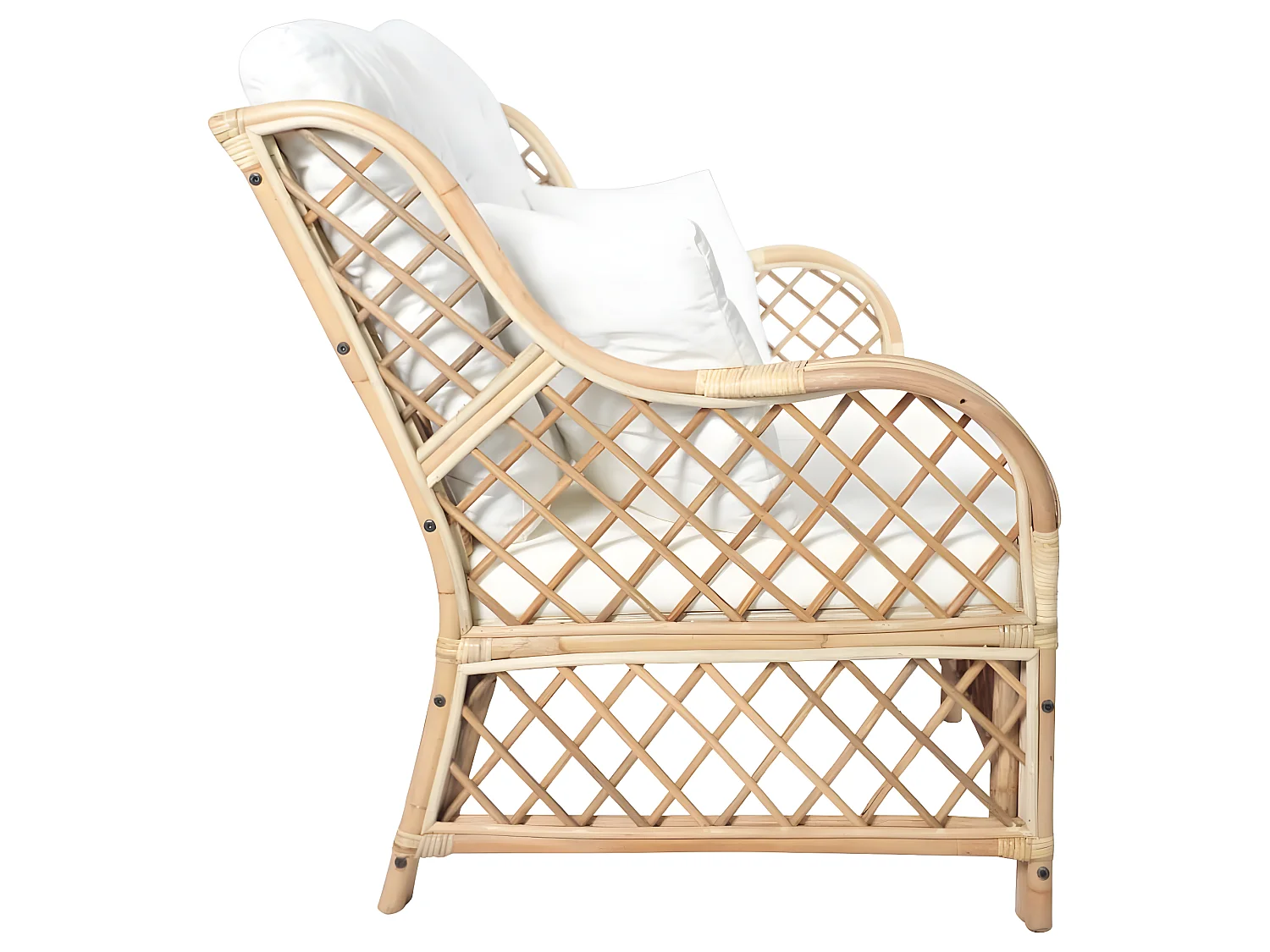 Canapé à 2 places Rotin