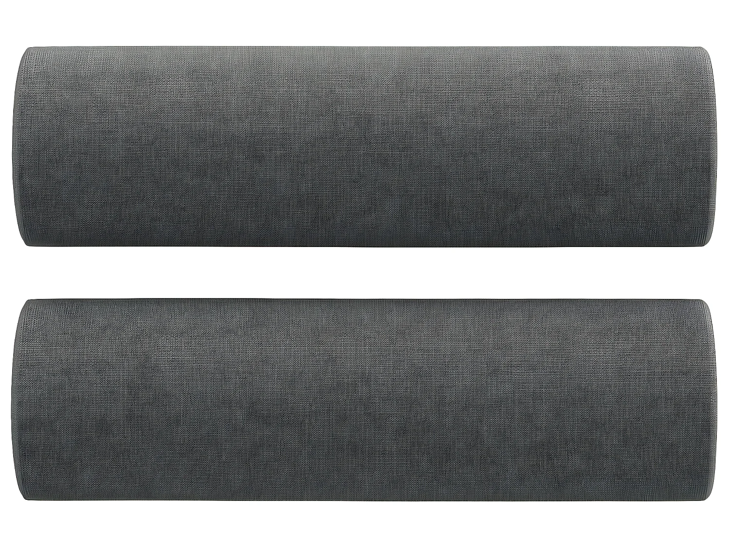 2-zitsbank met donkergrijze kussens 120 cm stof