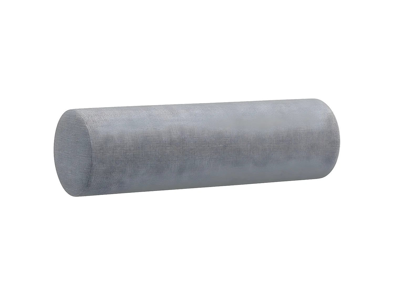 Canapé 3 places avec oreillers gris clair 180 cm tissu