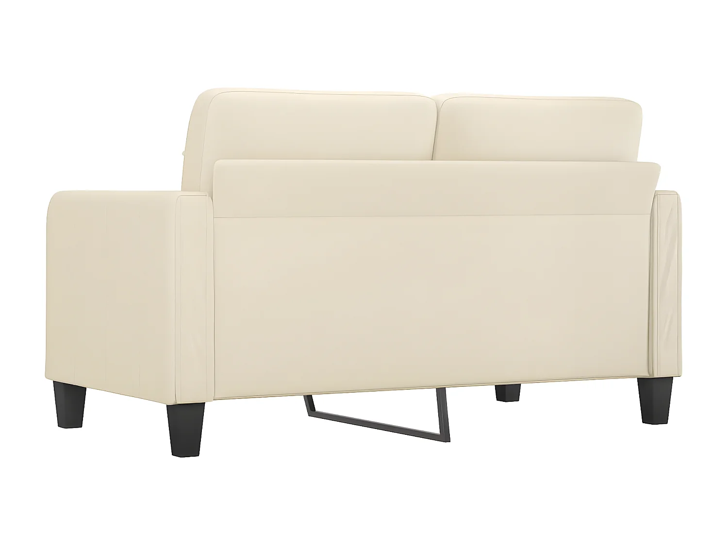 2-zitsbank Crème 140 cm Kunstleer