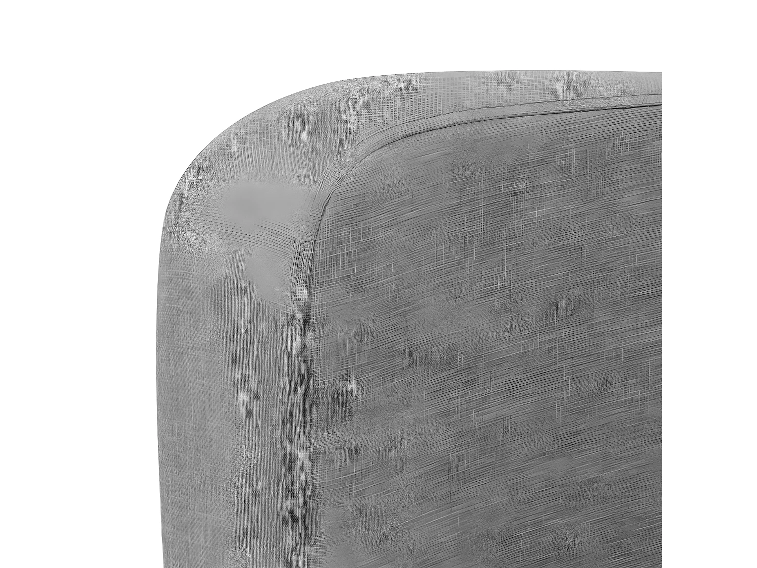 Canapé à 2 places 135 x 65 x 76 cm Gris clair