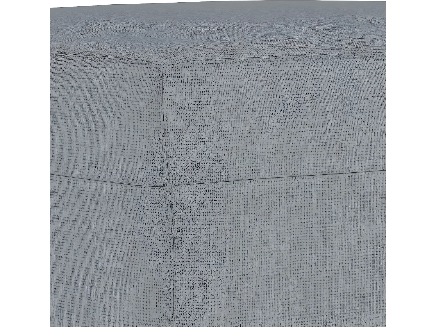 3-teiliges Sofaset mit Kissen aus hellgrauem Stoff